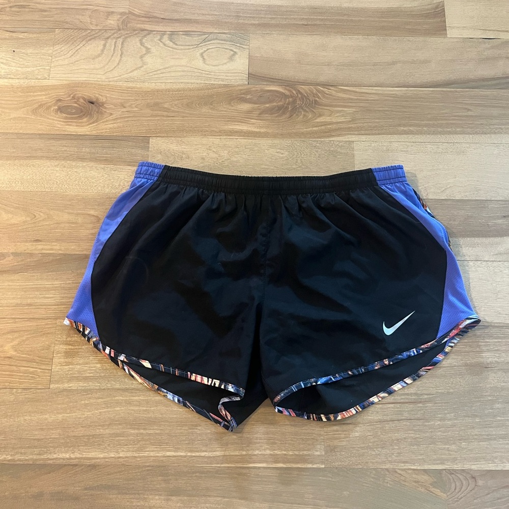 Nike Black and Purple Dri-FIT Shorts
060